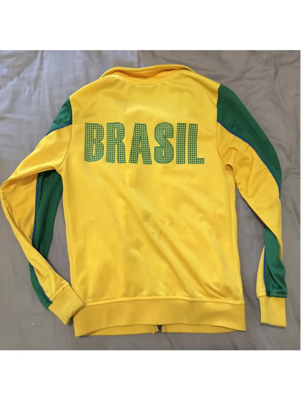Brazil Soccer Track Jacket Size Youth Medium
